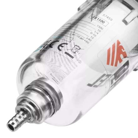 Фильтр-регулятор Denzel FR1500, 10 бар, 1500 л/мин, 1/4", 57459 купить в Нижневартовске