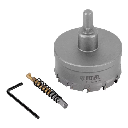 Коронка по металлу твердосплавная, 73 мм Denzel 724021 купить в Нижневартовске