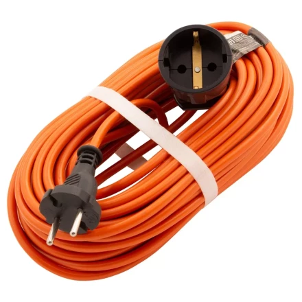 Удлинитель-шнур силовой Сибртех 20 м, 6А, тип УХз6, ПВС, 1 розетка без заземления 95812 купить в Нижневартовске