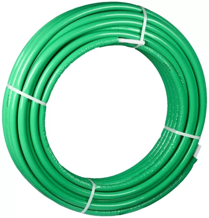 Труба металлопласт. ЗУБР "ШиреФит" с теплоиз., 32мм, толщ.стенки 3мм, мет. слоя 0,6мм, макс. давл. 10атм при 95°С, 25м 51457-32 купить в Нижневартовске