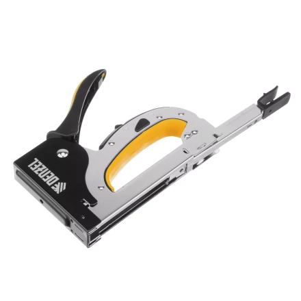 Степлер мебельный Denzel 40211, стальной корпус, быстрая загрузка, регул. силы удара, тип 53, 4-14 мм купить в Нижневартовске