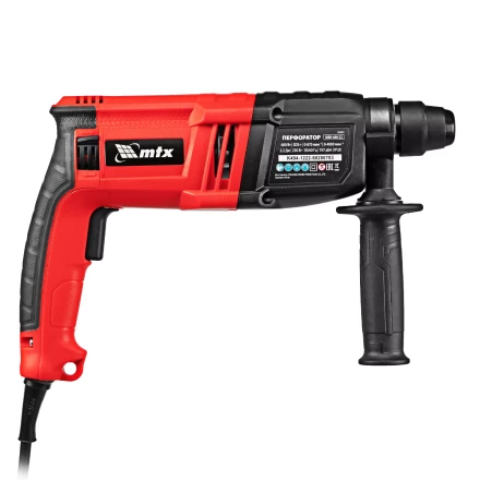 Перфоратор электрический MTX MRH-600-22, SDS-Plus, 600 Вт, 2,2 Дж, 3+1 режима 26682 купить в Нижневартовске