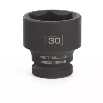 Головка ударная шестигранная 30 мм1/2" CrMo  Stels 13929