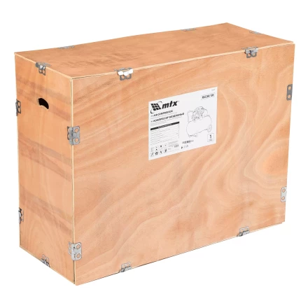 Компрессор воздушный MTX КК-2200/100, 2,2 кВт, 350 л/мин, 100 л, прямой привод, масляный купить в Нижневартовске