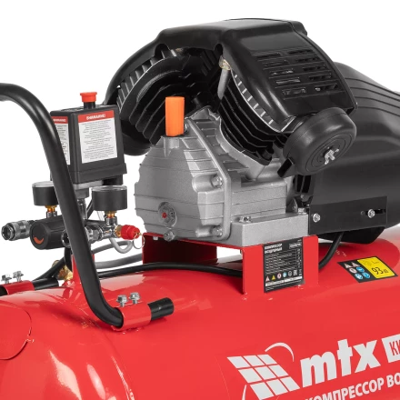 Компрессор воздушный MTX КК-2200/100, 2,2 кВт, 350 л/мин, 100 л, прямой привод, масляный купить в Нижневартовске