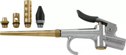 Пистолет продувочный  JAT-6904S с насадками 5 предметов  до 10 бар  Jonnesway 49737 купить в Нижневартовске