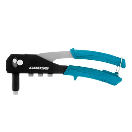 Заклепочник ручной Gross 40415, 260 мм, заклепки 2,4-3,2-4,0-4,8 мм купить в Нижневартовске