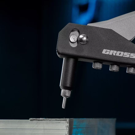 Заклепочник ручной Gross 40415, 260 мм, заклепки 2,4-3,2-4,0-4,8 мм купить в Нижневартовске