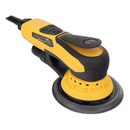 Машина шлифовальная орбитальная бесщет Denzel OS-150-BL 27606, 350 Вт, 4000-10000 об/мин купить в Нижневартовске