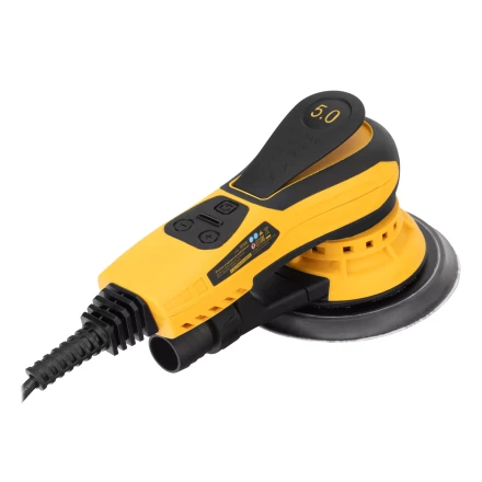 Машина шлифовальная орбитальная бесщет Denzel OS-150-BL 27606, 350 Вт, 4000-10000 об/мин купить в Нижневартовске