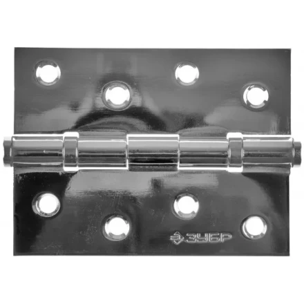 Петля универсальная ЗУБР "ЭКСПЕРТ", 2 подшипника, цвет хром (CP), с крепежом, 100х75х2,5мм, 2 шт 37601-100-2 купить в Нижневартовске