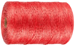 Шпагат ЗУБР d 1,8 мм 60 м 1200 текс 50 кгс красный полипропиленовый шпагат 50039-060