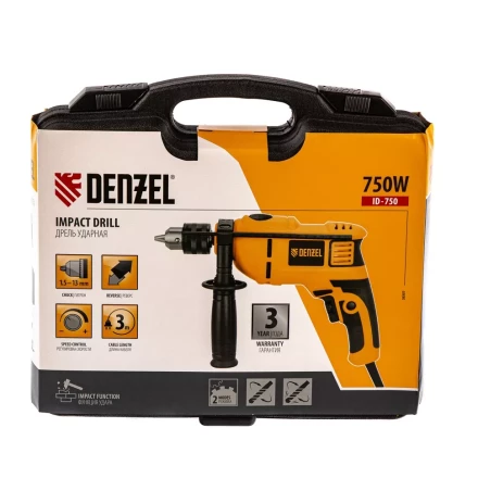 Дрель ударная ID-750 Denzel 26307 купить в Нижневартовске