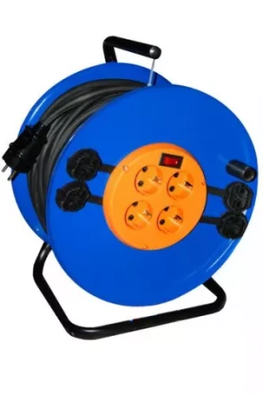 Удлинитель электрический силовой мет.катушка 50м 4 роз ЭНКОР 69583 купить в Нижневартовске