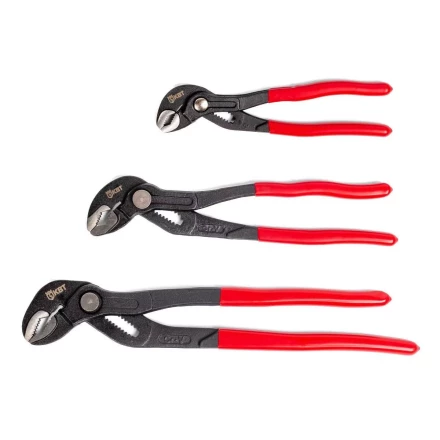 Набор переставных клещей КВТ НПК-03 с кнопочной фиксацией (85285) купить в Нижневартовске