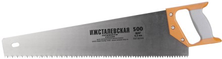 Ножовка &quot;ИЖ&quot; &quot;ПРЕМИУМ&quot; по дереву с двухкомпонентной пластиковой рукояткой, шаг 6,5мм, 500мм 1520-50-06_z01 купить в Нижневартовске