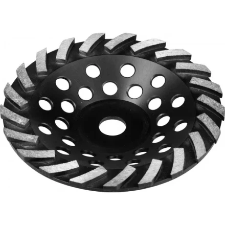 Чашка ЗУБР ТУРБО алмазная сегментная, высота 22,2мм, 180мм 33370-180 купить в Нижневартовске