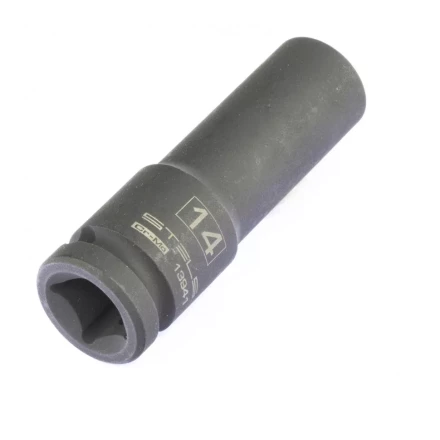 Головка ударная удлиненная шестигранная 14 мм 1/2" CrMo Stels 13941 купить в Нижневартовске