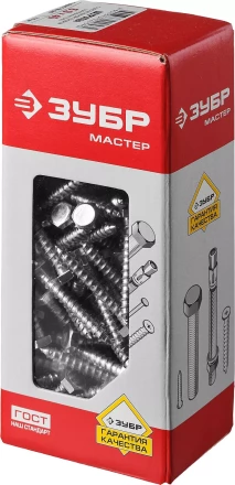 Шурупы ЗУБР "МАСТЕР" с шестигранной головкой, оцинкованные, 6x40мм, 110шт 4-300451-06-040 купить в Нижневартовске
