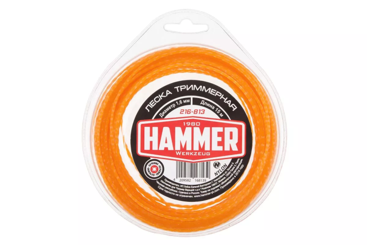 Леска для триммеров HAMMER 216-813 купить в Нижневартовске