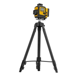 Лазерный уровень мультипризменный DLV 360-4T, 30 м, зеленый луч, Li-Ion 2,4 Aч, штатив// Denzel 350815