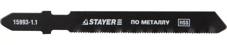 Полотна STAYER "PROFI", T118G, для эл/лобзика, HSS, по металлу (0,5-1,5мм), EU-хвост., шаг 1,1мм, 50мм, 2шт 15993-1.1_z01 купить в Нижневартовске