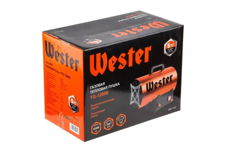Газовая тепловая пушка WESTER TG-12000 купить в Нижневартовске