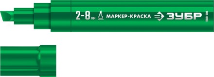 ЗУБР МК-800 зеленый, 2-8 мм клиновидный маркер-краска (06327-4) купить в Нижневартовске