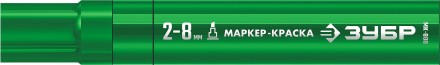 ЗУБР МК-800 зеленый, 2-8 мм клиновидный маркер-краска (06327-4) купить в Нижневартовске