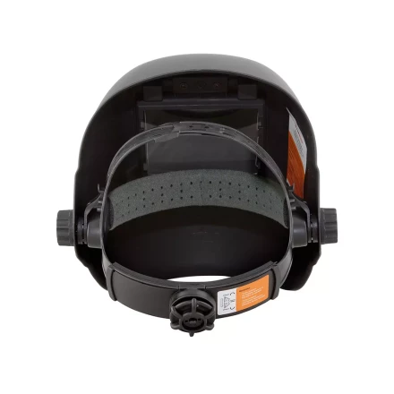 Маска сварщика ГЛАДИАТОР черная С5 FoxWeld с откидным стеклом купить в Нижневартовске