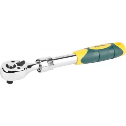 Трещотка для торцовых головок KRAFTOOL "PRO", телескопическая, Сr-V сталь, 72 зубца, 3/8" 27798-3/8 купить в Нижневартовске