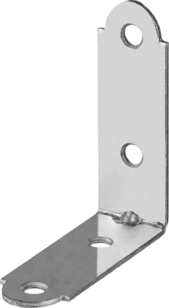 ЗУБР УМ-1.5, 50 x 50 x 17 x 1.5 мм, белый цинк, узкий мебельный уголок (31032-50) купить в Нижневартовске