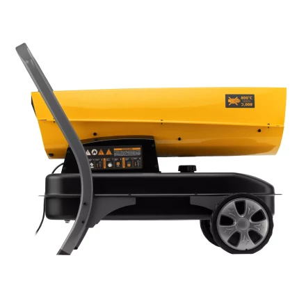 Дизельная тепловая пушка DHG-45i, 45 кВт, 1000 м3/ч, прямой нагрев, электронный термостат Denzel 96485 купить в Нижневартовске