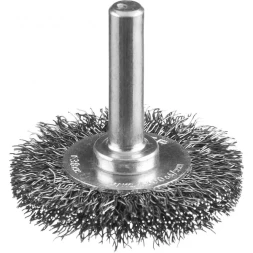 ЗУБР "ПРОФЕССИОНАЛ". Щетка дисковая для дрели, витая стальная проволока 0,3мм, 38мм 35198-038_z02