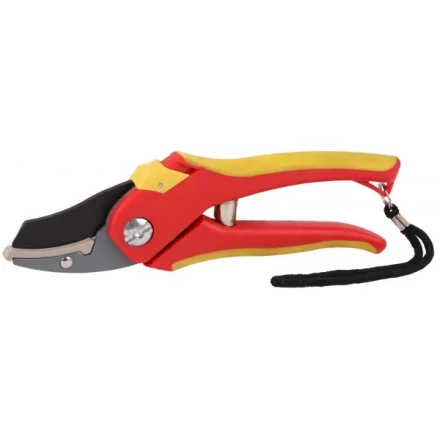 Секатор GRINDA двухкомпонентные ручки, обычный механизм, без эфеса, округлые лезвия с упорной наковальней, 205мм 8-423203_z01 купить в Нижневартовске