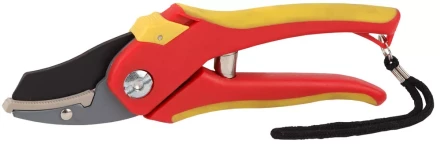 Секатор GRINDA двухкомпонентные ручки, обычный механизм, без эфеса, округлые лезвия с упорной наковальней, 205мм 8-423203_z01 купить в Нижневартовске