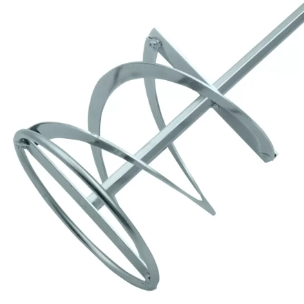 Миксер для красок и штукатурных смесей Denzel, 120 х 600 мм, оцинкованный, шестигранный хвостовик 10мм, 848467 купить в Нижневартовске