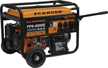 Генератор бензиновый CARVER PPG- 8000-Е-3 LT-190F купить в Нижневартовске