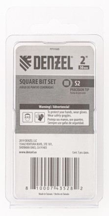 Бита S2x50, 5 шт. Denzel 7711325 купить в Нижневартовске