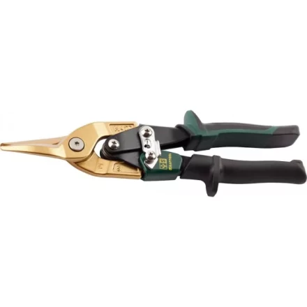 Ножницы по твердому металлу KRAFTOOL, двойная рычаж передача, Cr-Mo, титан покрытие, двухкомп ручка, прямые, 260мм 2327-S купить в Нижневартовске