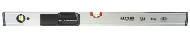 Уровень KRAFTOOL алюминиевый электронный, 2 глазка, 80см 34725-080 купить в Нижневартовске