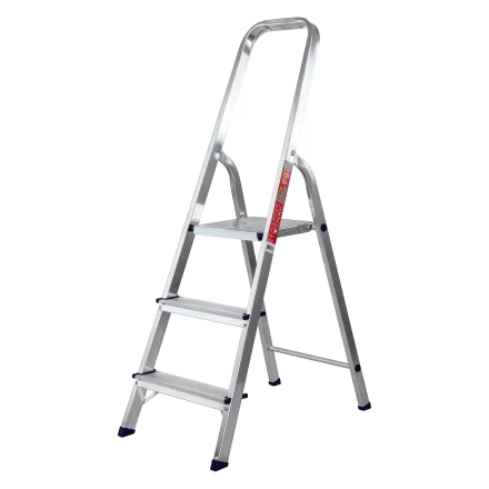 Стремянка усиленная MTX 9771277, 3 ступени, алюминиевая, Россия купить в Нижневартовске