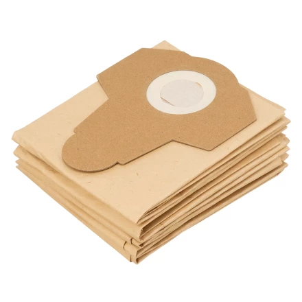 Комплект мешков одноразовых для пылесосов Denzel RVC20, RVC30, LVC20, LVC30, 5 шт. Denzel 28216 купить в Нижневартовске