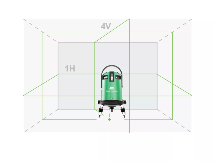 Построитель лазерных плоскостей  лазерный уровень ADA 6D Servoliner GREEN ADA купить в Нижневартовске