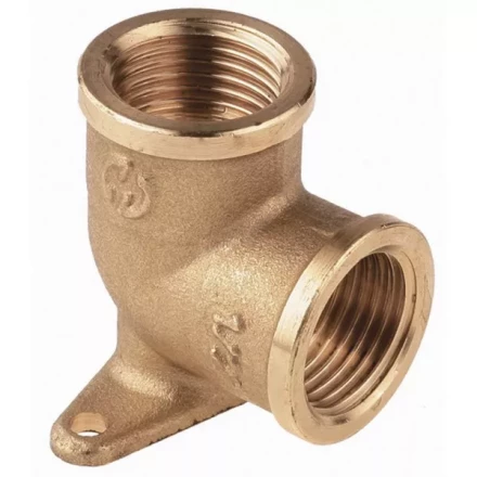 Уголок GENERAL FITTINGS с креплением к стене в двух точках, латунь, г/г, 1/2" 51076-G/G-1/2 купить в Нижневартовске