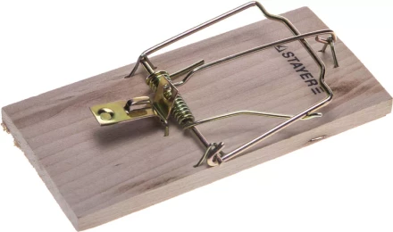 Мышеловка STAYER "STANDARD", деревянное основание, средняя 40501-M купить в Нижневартовске