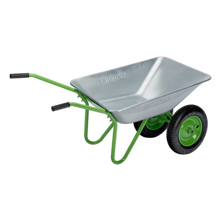 Тачка садовая Сибртех 689135, 2-х колесная, грузоподъемность 120 кг, объем 65 л купить в Нижневартовске