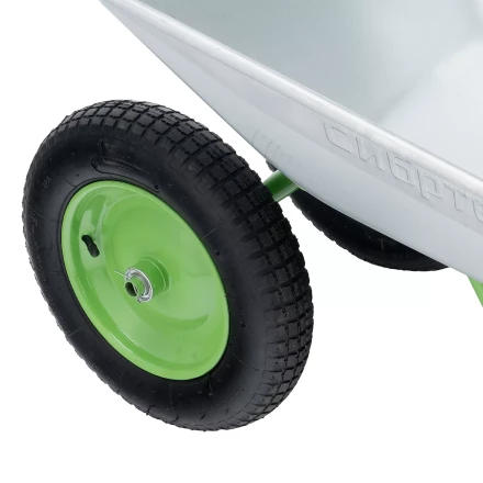 Тачка садовая Сибртех 689135, 2-х колесная, грузоподъемность 120 кг, объем 65 л купить в Нижневартовске