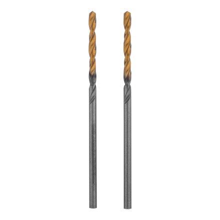 Сверло спиральное по металлу Denzel 2 x 49 мм, Р6М5, Golden Tip , 2шт., 718223 купить в Нижневартовске