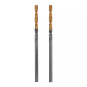 Сверло спиральное по металлу Denzel 2 x 49 мм, Р6М5, Golden Tip , 2шт., 718223 купить в Нижневартовске